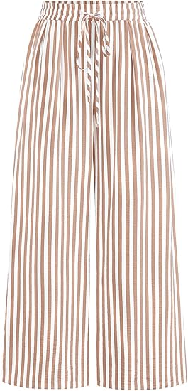 Women’s Striped Palazzo Trousers