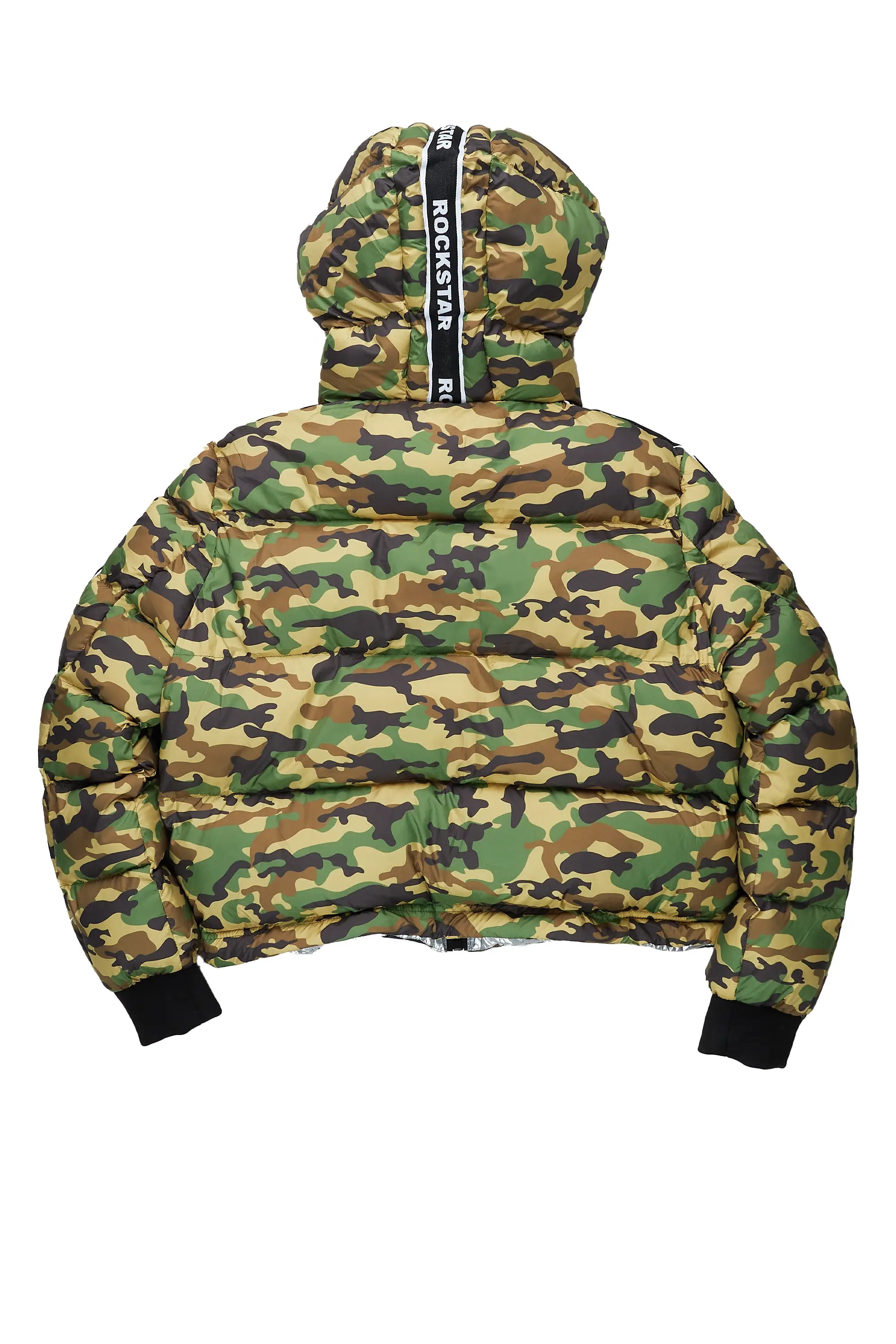 Jackey Camo Puffer Jacket