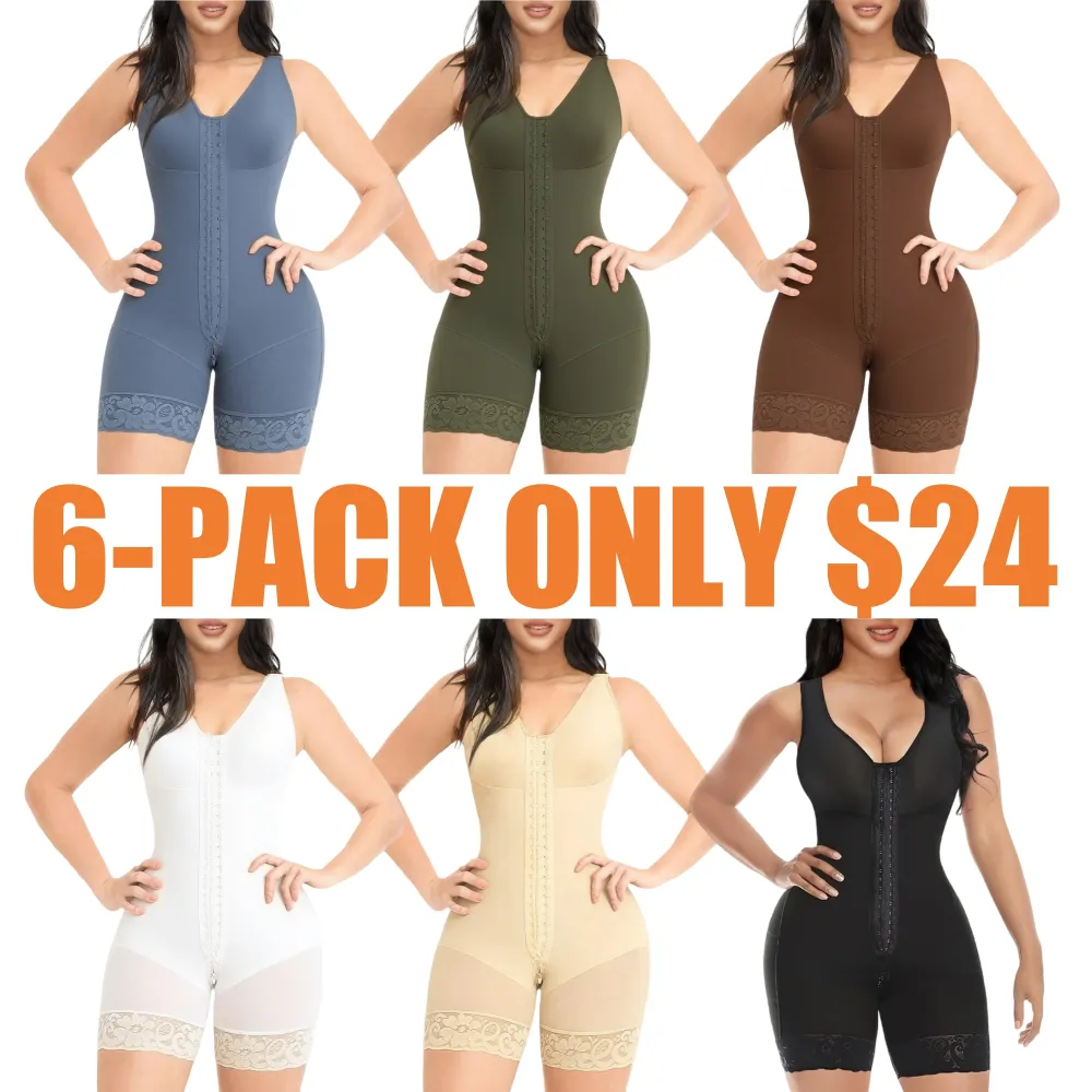 Women's Colombian Faja Full-Body Shaper (Tummy Control, Butt Lifter)