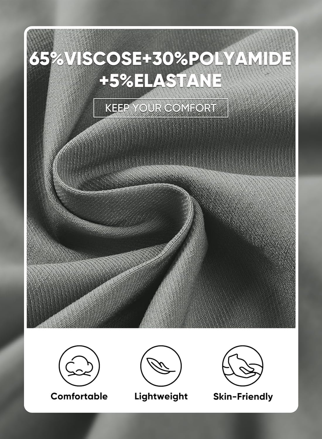 Mens Sweatpants Casual Pants Slim Fit Stretch Elastic Waist Drawstring Joggers with Pocket