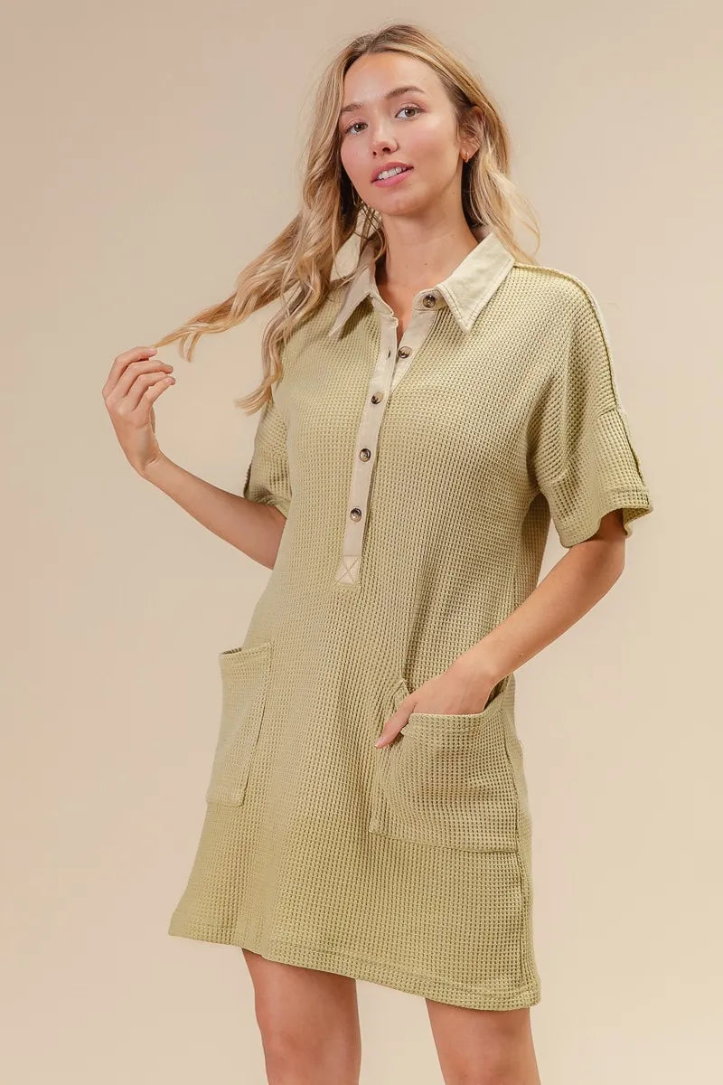 Mineral Washed Knit Dress