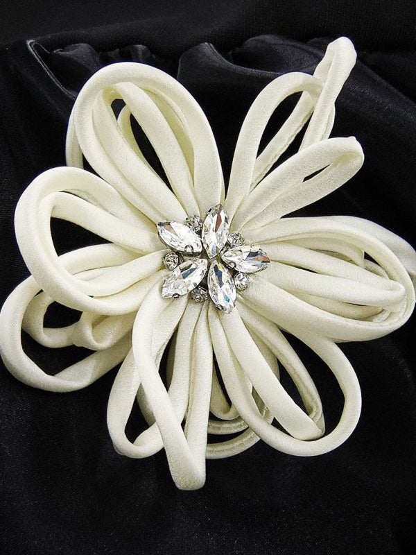 Black Floral Bandage A-Line Mini Dress With Tutu