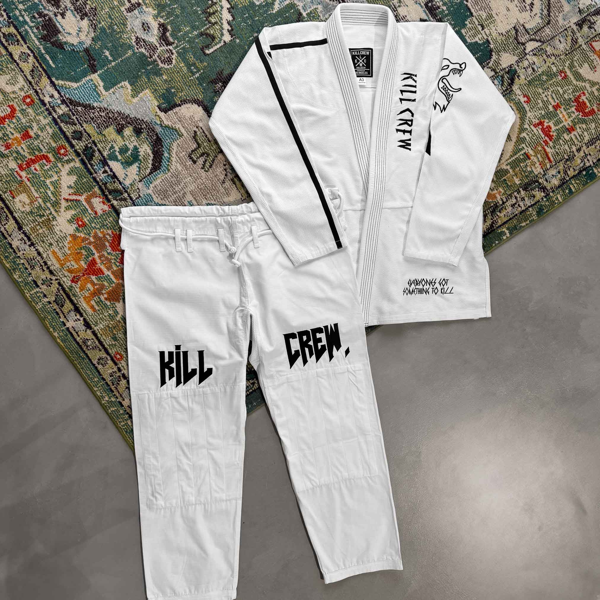 KILL CREW WOLF GI TOP - WHITE