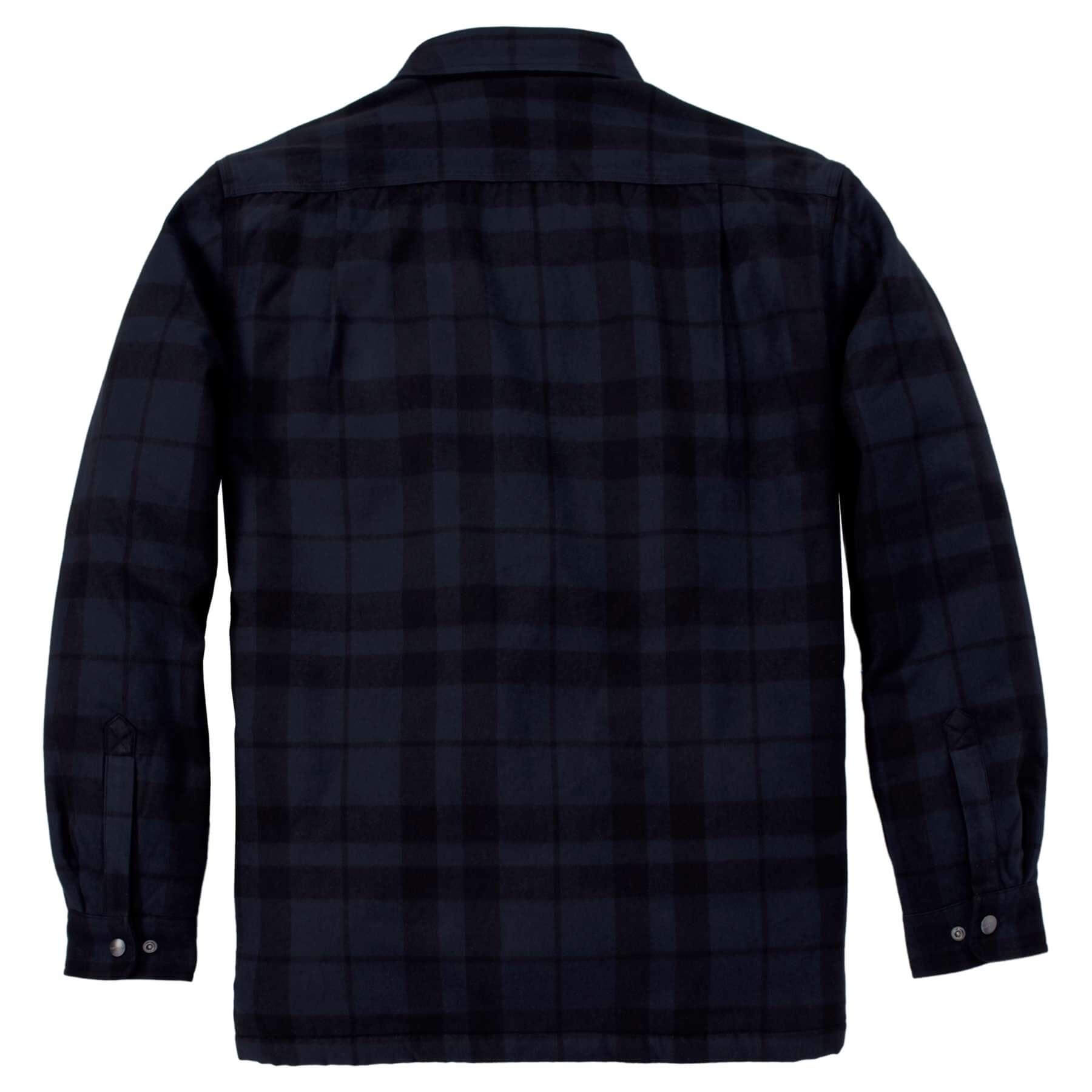 CHT Relaxed Fit Flannel Sherpa-Lined Shirt Jac Shacket 107017