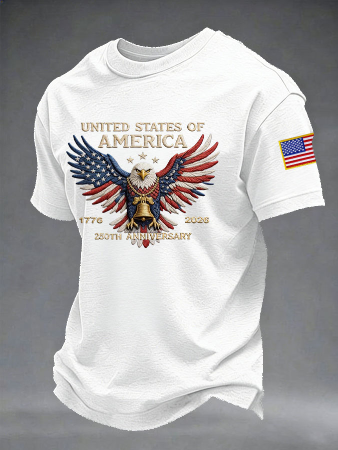 Men'S Retro 250th Anniversary of The United States T-Shirt
