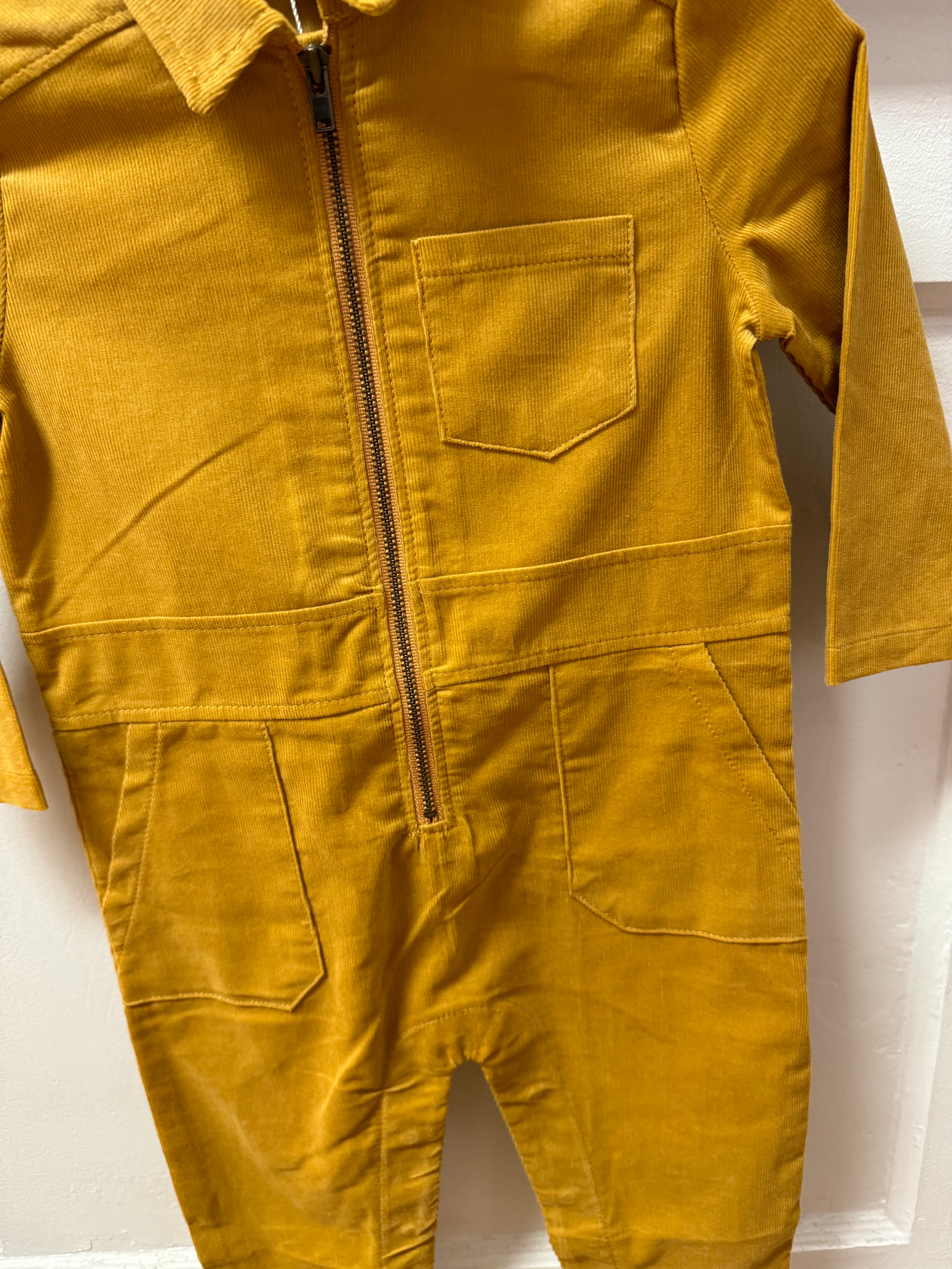 Retro Jumpsuit- Mustard