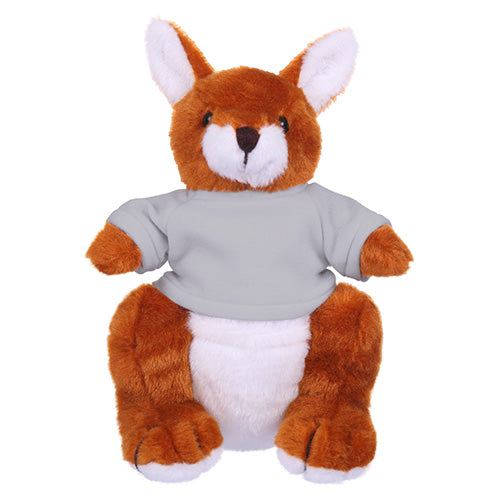 Soft Plush Kangaroo with Tee 8inch