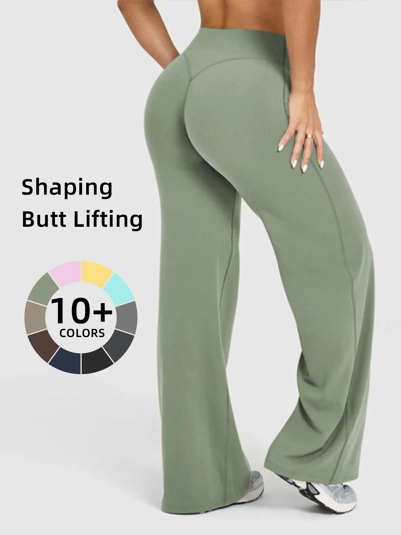 Women's Casual Wide Leg Sport Pants, Casual Sporty Trousers
