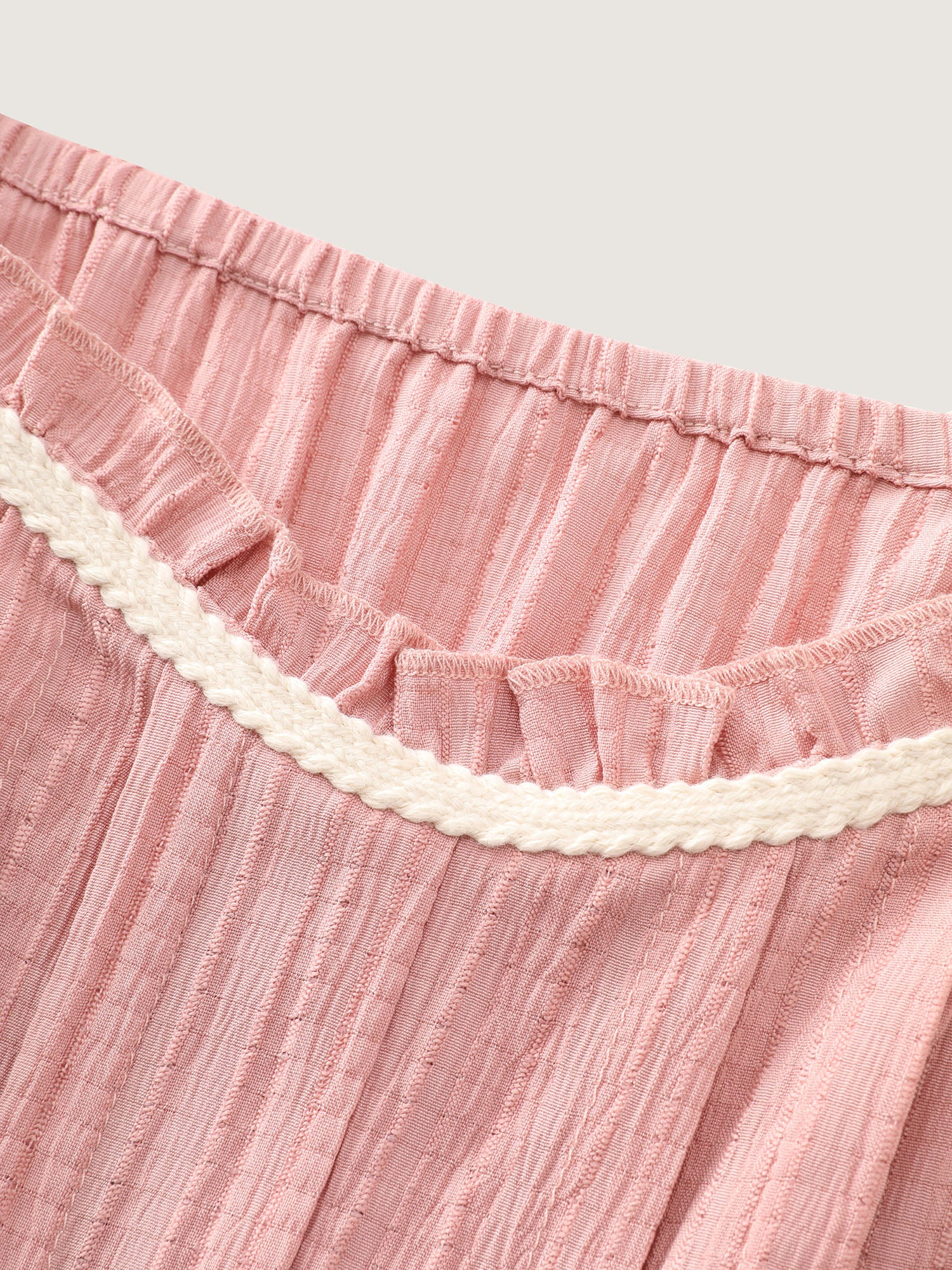 Pleated Front Textured Wide Strap Midi Dress