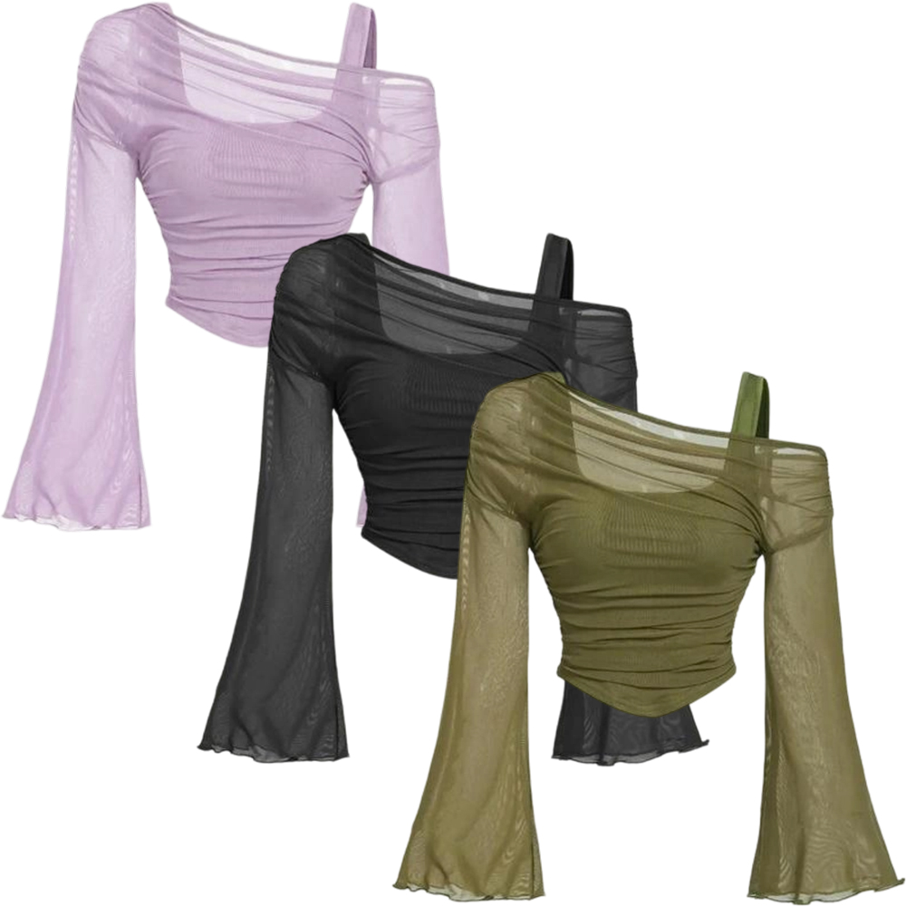 Women's Drop Shoulder Slim Fit Casual T-Shirt