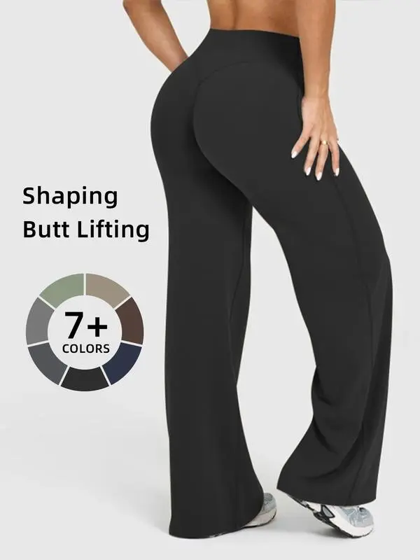 Women's Casual Wide Leg Sport Pants, Perfect Choice for Autumn & Winter
