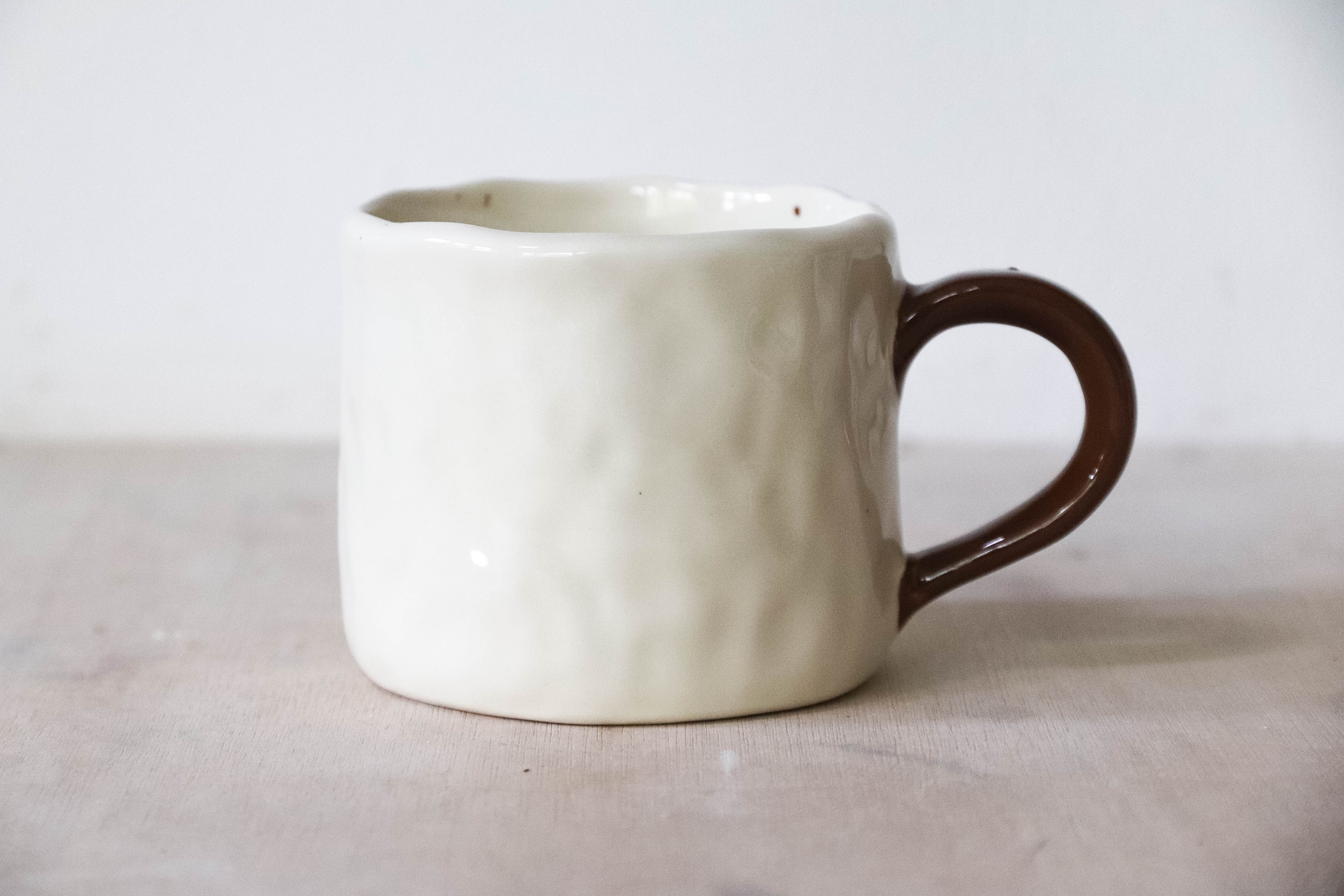 Don't Be Hasty Brown Mug Medium