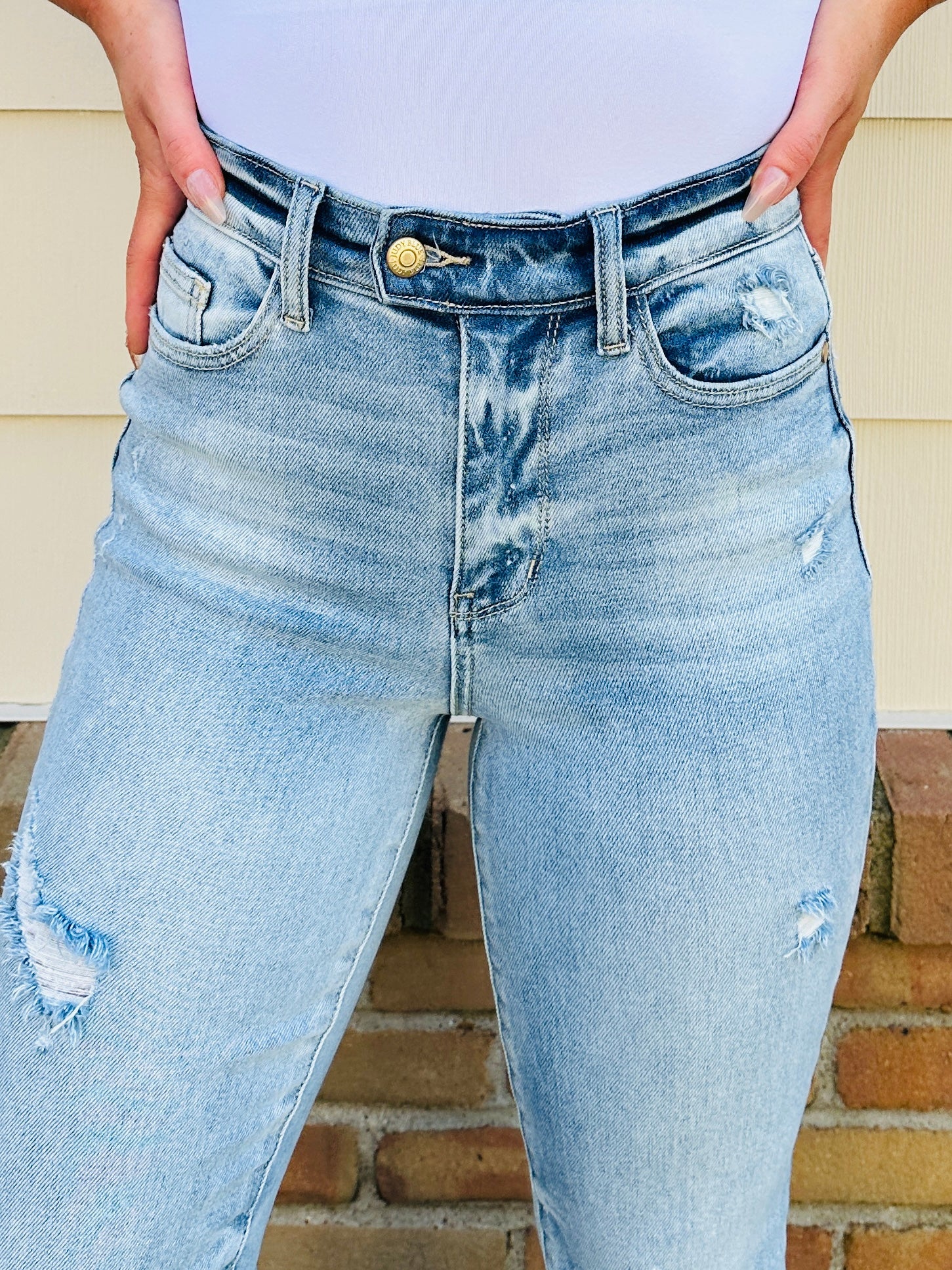 Judy Blue Look Good, Feel Better Flare Jeans