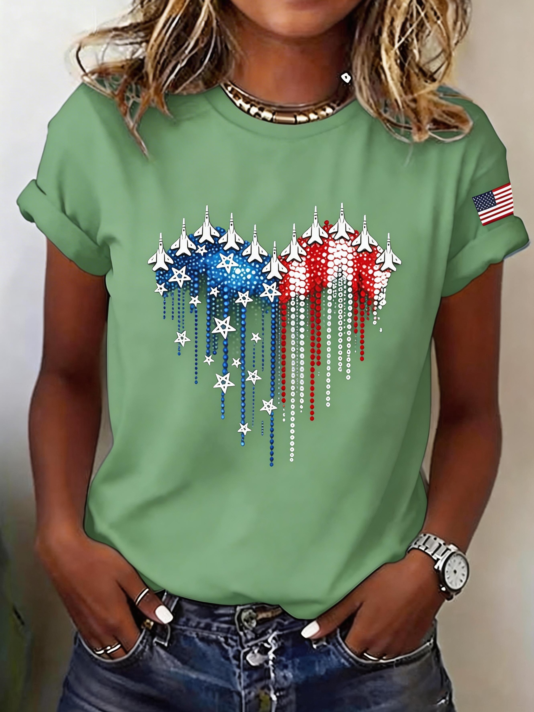 Freedom Fighter Heart Graphic Tee