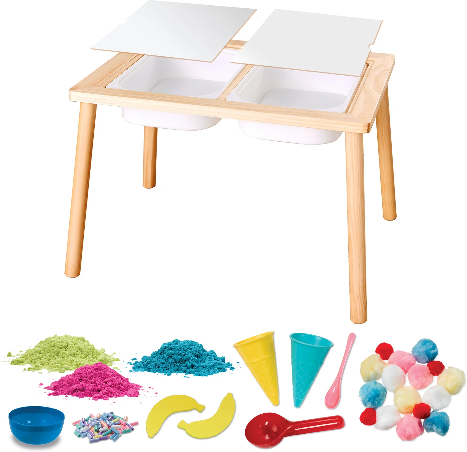 Deluxe Sensory Activity Table with Ice-Cream Shop
