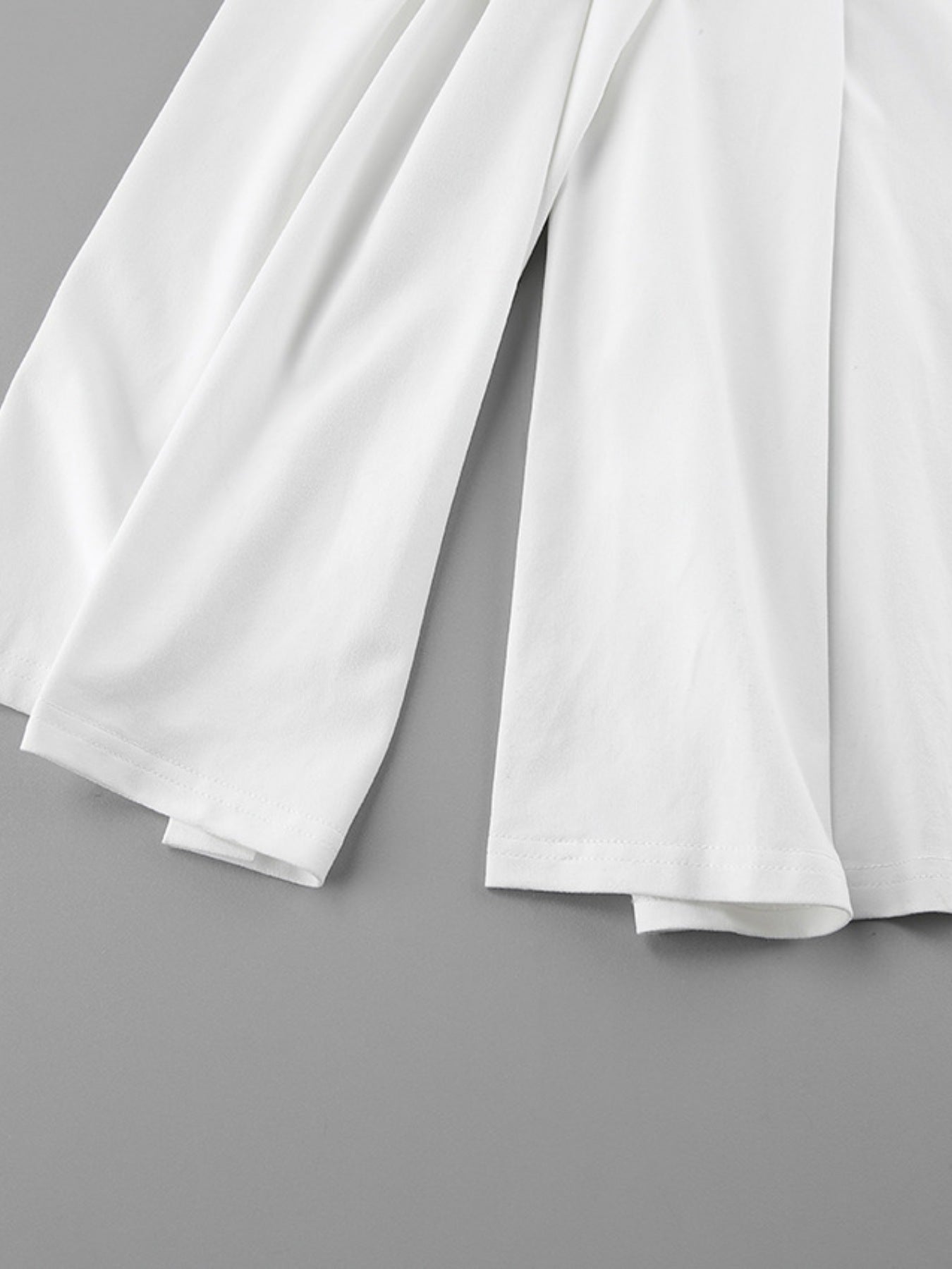 Lace Trim Long Sleeve Maxi Dress