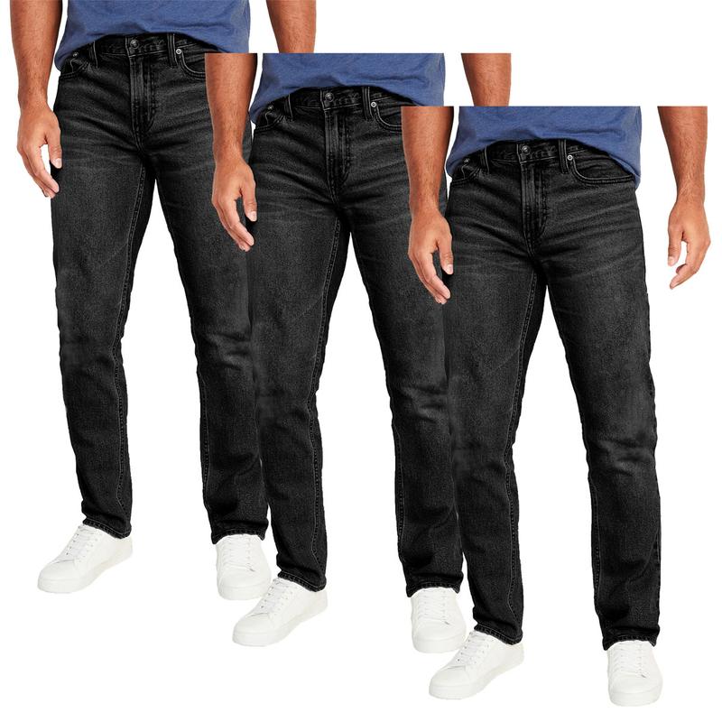 Men’s Slim Straight Flex Stretch Jeans — Everyday Comfort Denim
