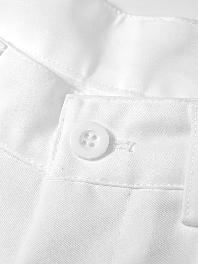 Casual Wide Leg Pants, Versatile Striped Loose Fit Straight Leg Trousers