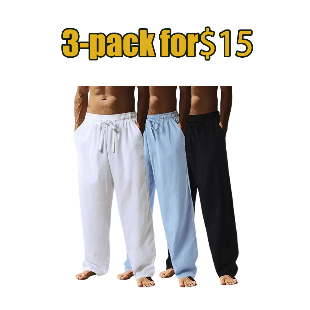 Everyday Comfort 7-Pack Men’s Relaxed Fit Drawstring Pants