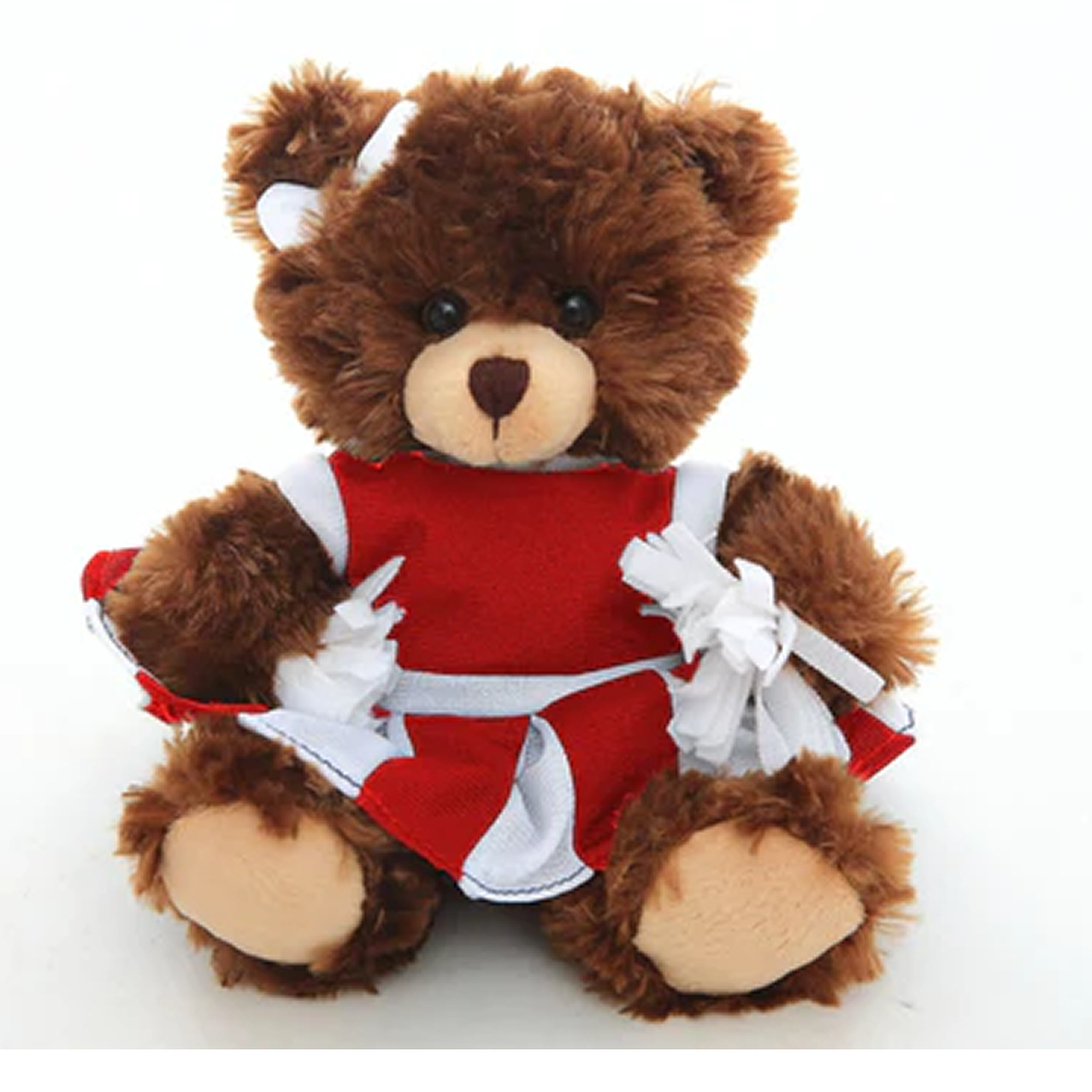 Chocolate Bear with Cheer outfit 6inch