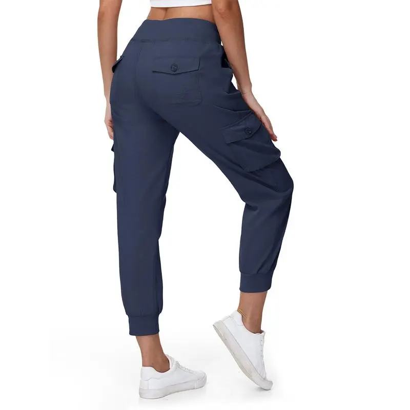 Women's Cargo Pants Casual Lightweight Hiking Outdoor Pants Quick Dry Travel Sweatpants Joggers