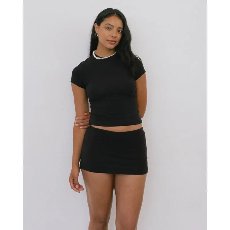 Women's Sunset Pier Collection Sporty Terry Mini Skirt (Just $3 Each!)