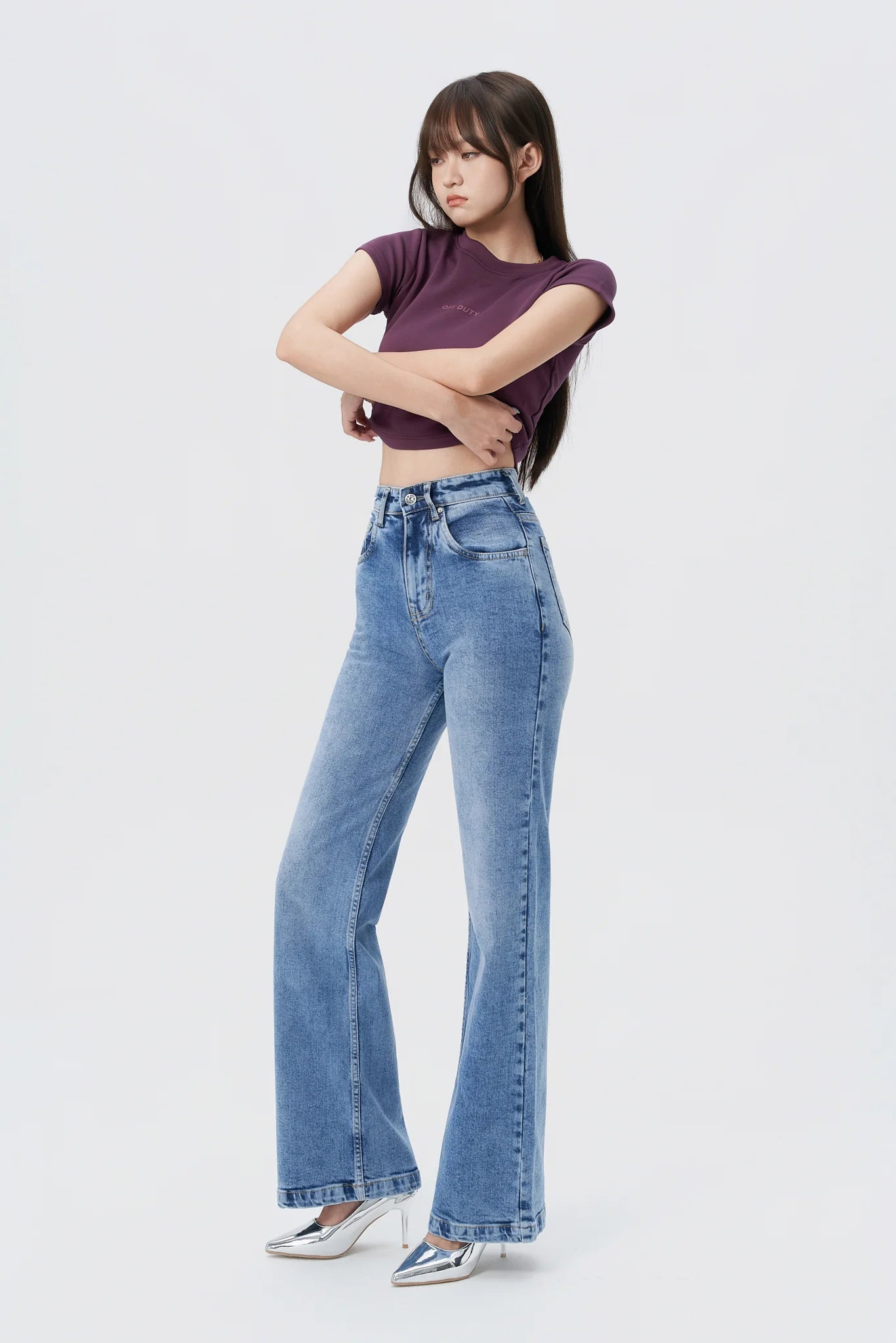 Classic Blue Wide Leg Jeans