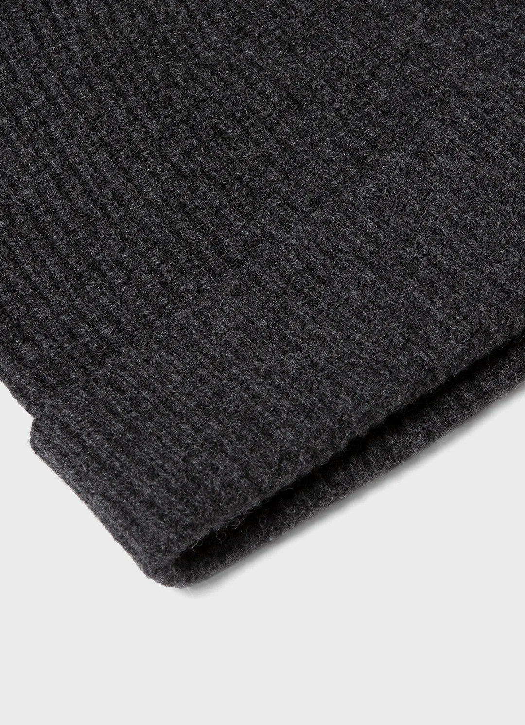 Cashmere Ribbed Hat