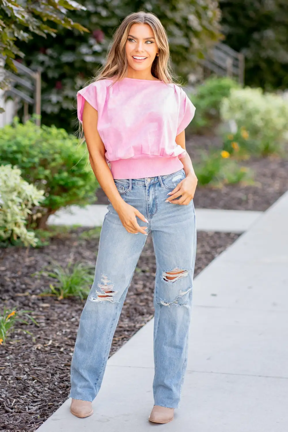 Rainbow Thread High Rise 90s Magic Rigid Straight