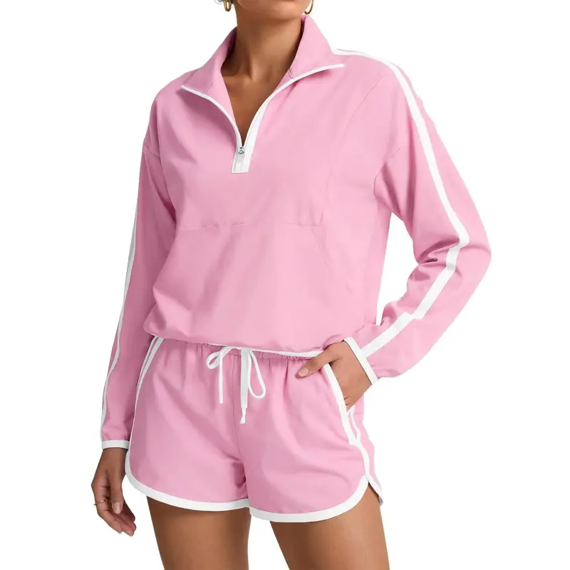 👕 Women’s Cozy Oversized Tee & Shorts Set – Relaxed Fit