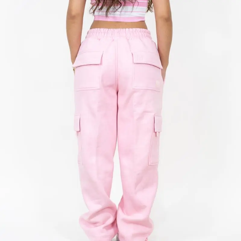 Woman Heavyweight Baggy Cargo Sweatpants