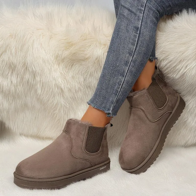 Women's Thick Soled Winter Snow Boots