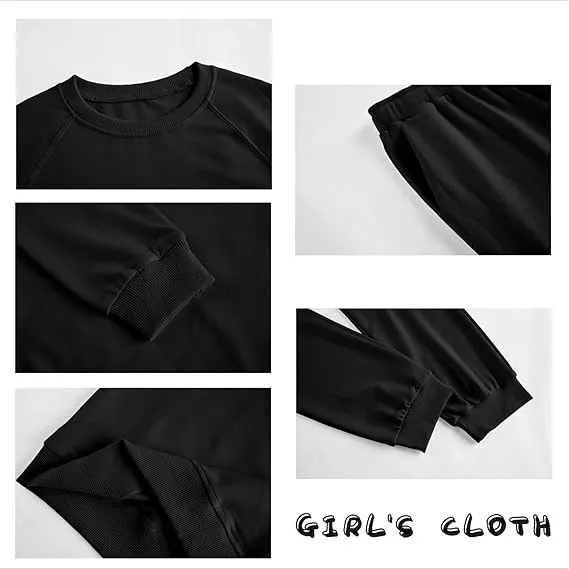 Kids Girls Sweatsuit Lounge sets