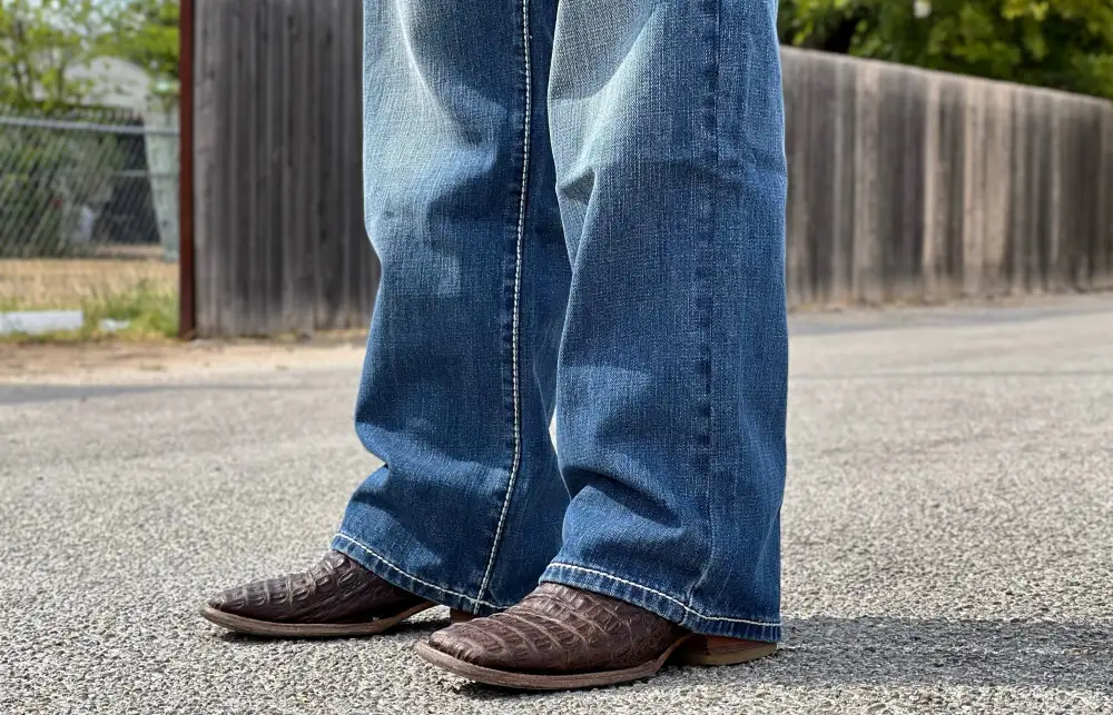 MEN’S RELAXED FIT STRAIGHT BOOTCUT JEANS