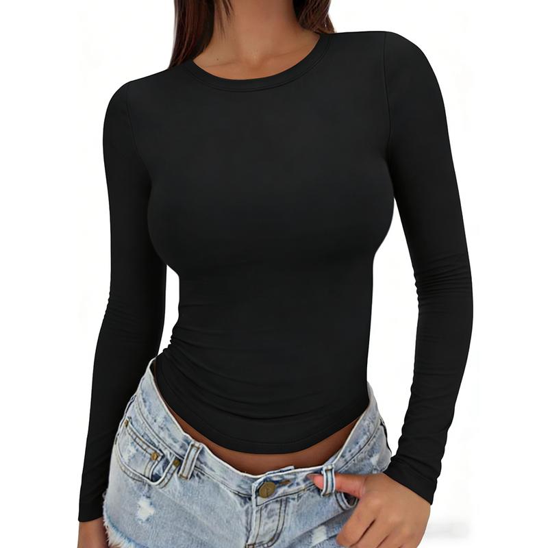 Women’s Slim-Fit Long Sleeve Thermal Base Layer Top