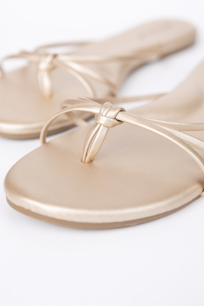 Landry Champagne Flip Flops