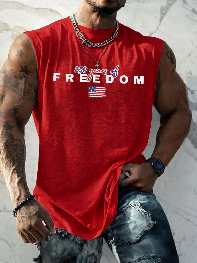 Men'S Sleeveless Casual Cotton And Linen T-Shirt