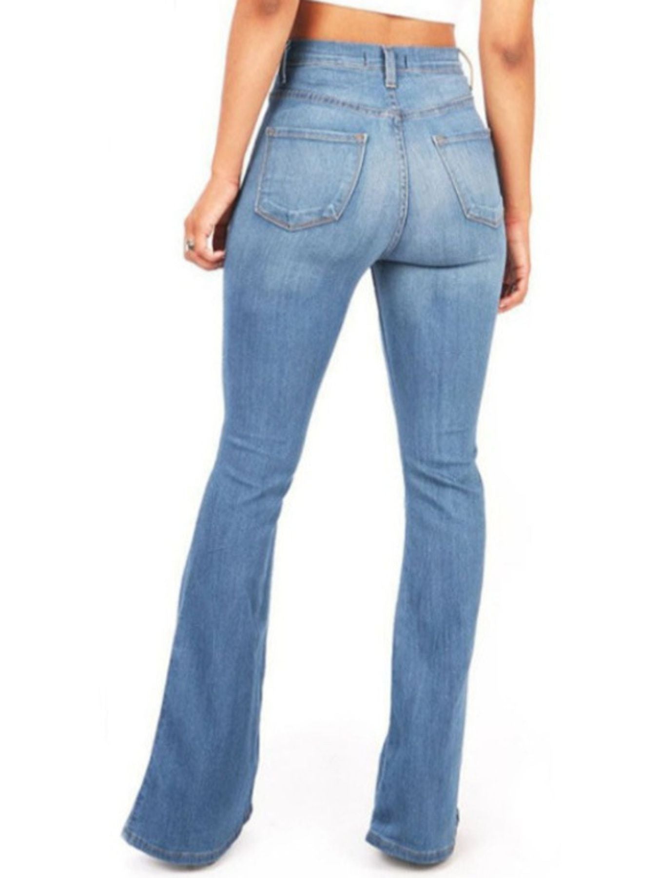 Full Size High-Waisted Bootcut Jeans Plus Size