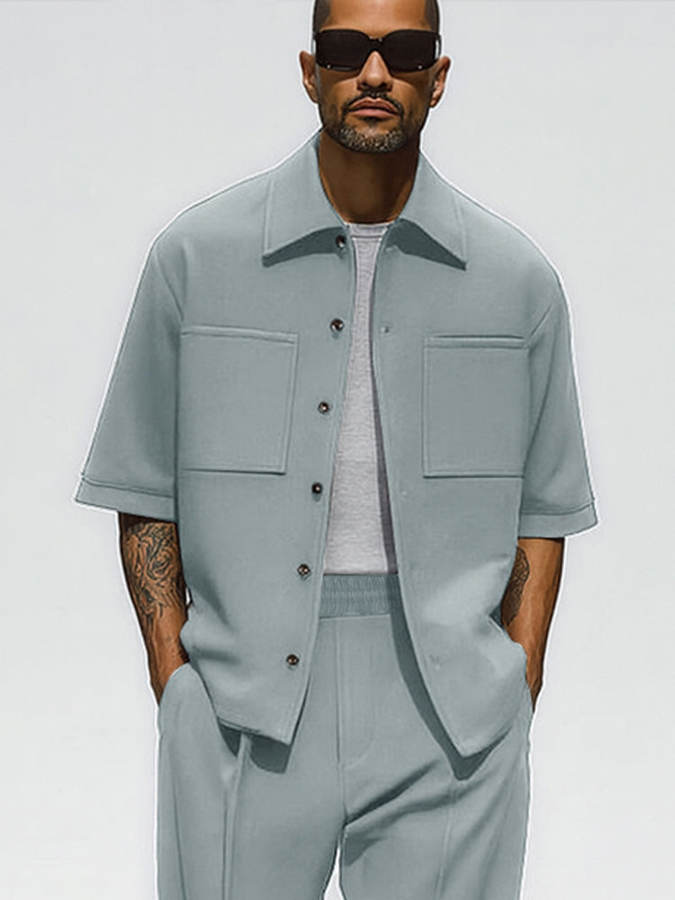 Durable Casual Jacket Pants Set