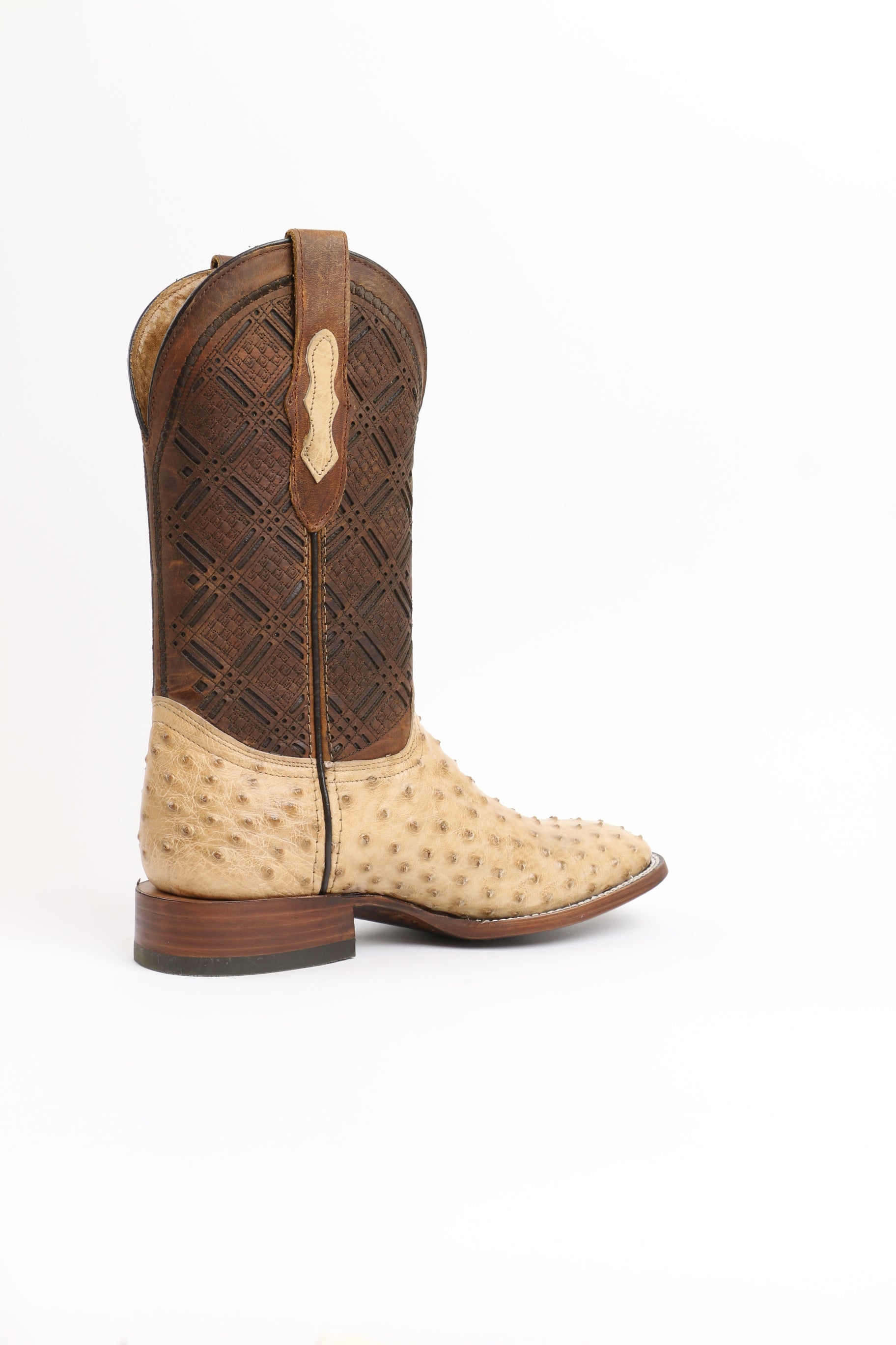 Chero's Premium Exotic Ostrich Vintage Sand Clearance Sale 70%OFF