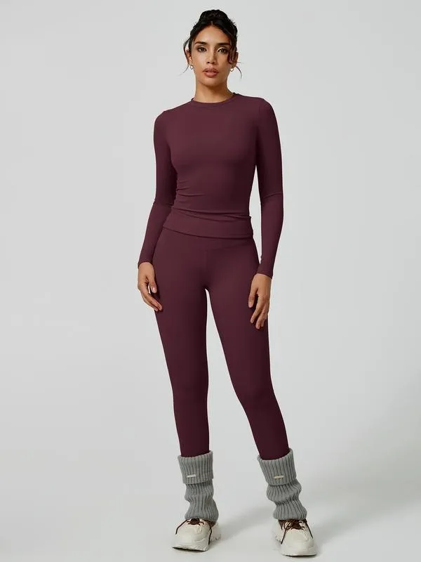 Women's Patchwork Yoga Sets, High Elastic Slim-Fit