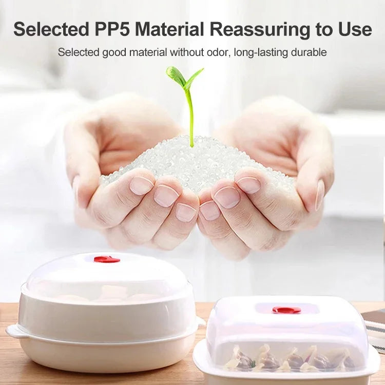 🔥Hot Sale🔥Multifunctional Microwave Heating and Thermal Insulation Steamer Utensils