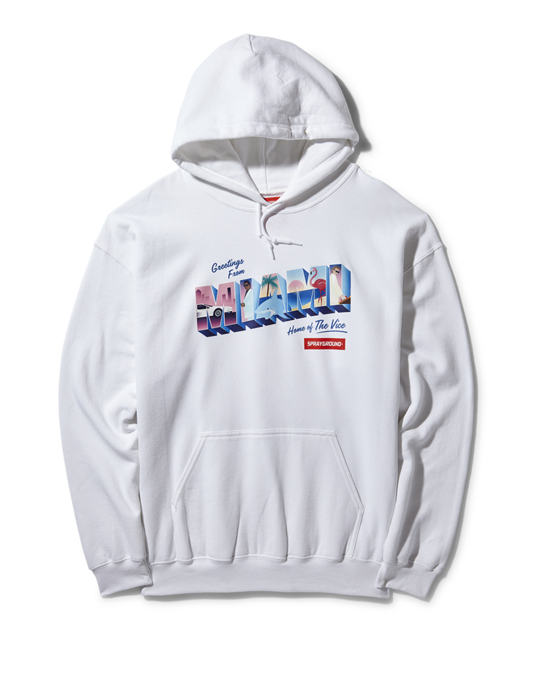 MIAMI VICE HOODY (WHITE)