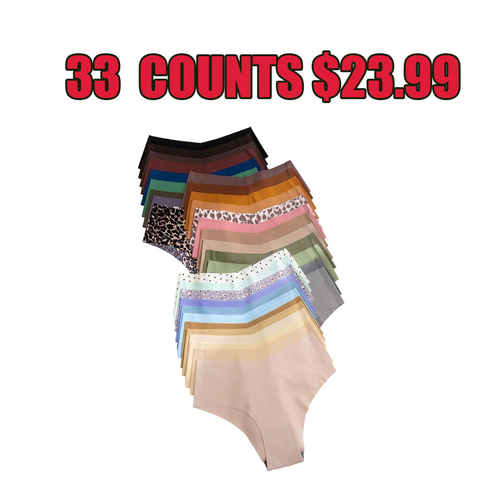 Women’s Seamless Comfort Briefs (Multi-Pack) – Soft, Breathable, Invisible Fit for Everyday Wear