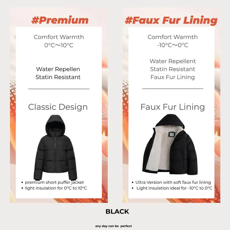 Womenswear Winter Comfort Minimalist Puffer Jackets