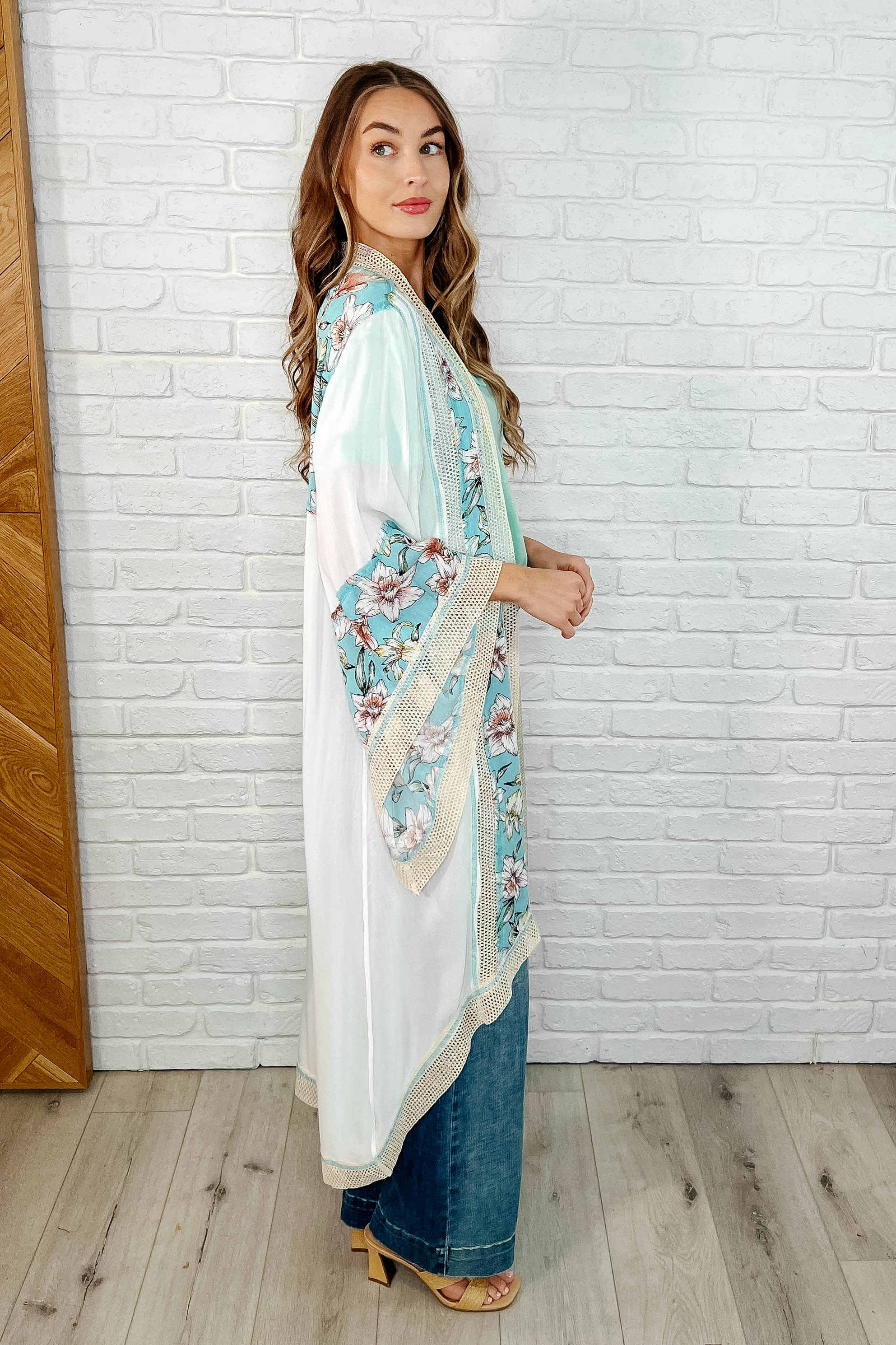 Always Flowing Open Front High Low Cardigan