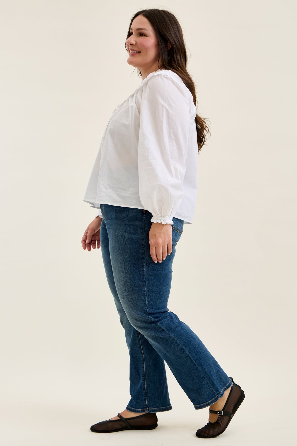 Kimberly Straight Fit (Dark Wash) - PLUS