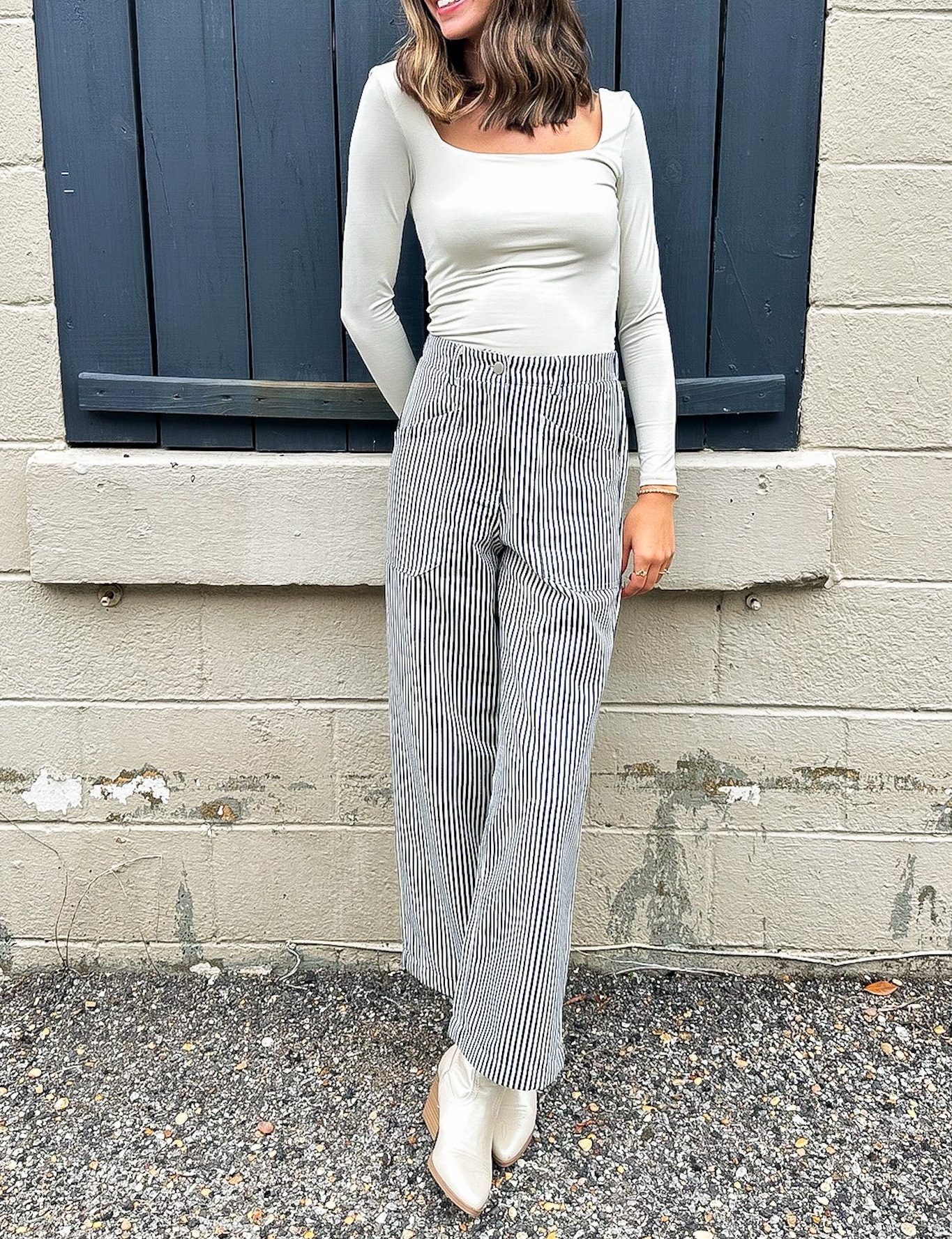 Line Theory Pinstripe Pants