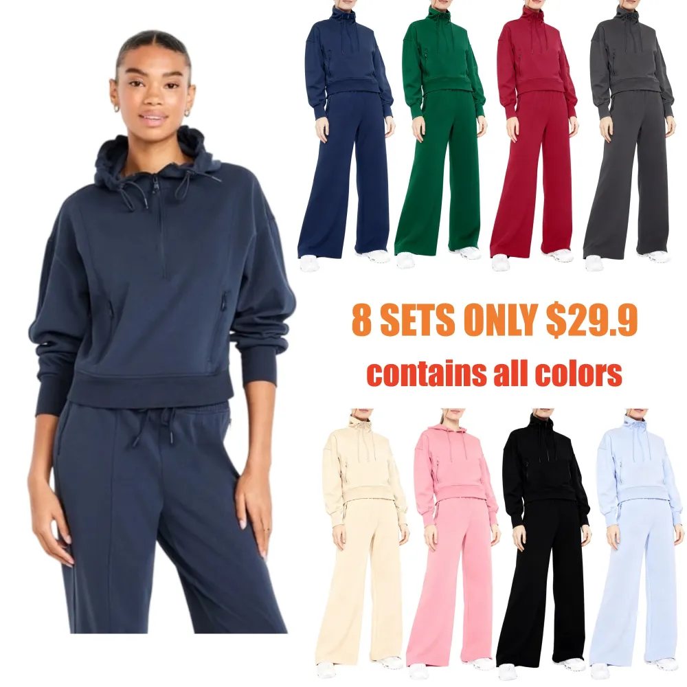 Dynamic Fleece Half-Zip Sweatshirt Sets