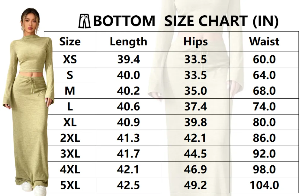 Women Flounce Sleeve Crop Tee Skirt Two-piece Set